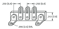 Miniature Terminal Strip - Schematic Diagram