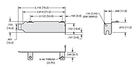 Low Profile Blank Brackets (9231)