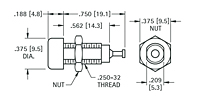 Fully Insulated Deluxe Tip Jack - Schematic Diagram