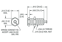 Uninsulated Tip Jack - Schematic Diagram