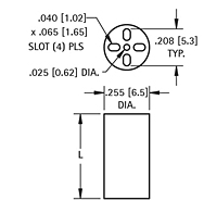 "Universal" Mount for T-1 & T-1 3/4 - Schematic Diagram
