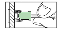 "Snap-In" T-1 and T-1 3/4 LED Holders - 3