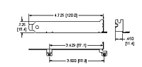 50 Pin Style PC Bracket for EISA/ISA