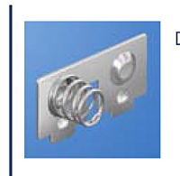 Spring & Button Battery Contact (5213)