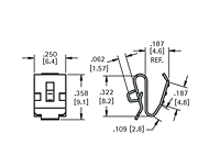 Snap-On Battery Contact (204) - 2