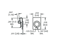 Snap-On Battery Contact (238) - 2