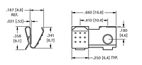 Snap-On Battery Contact (295) - 2