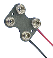 9 Volt (V) Dual Parallel Battery Straps