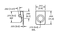 Snap-On Battery Contact (228) - 2