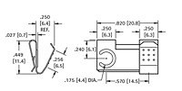 Snap-On Battery Contact (291) - 2