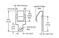 Slide-In Mount Battery Contact (5209) - 2
