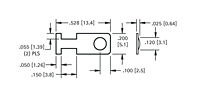 Slide-In PC Mount Battery Contact (230-1) - 2