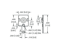 Spring & Button Battery Contact (5226) - 2