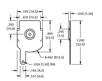 Spring & Button Battery Contact (5250) - 2