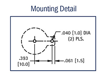 12 Millimeter (mm) Thru-Hole Mount (THM) Coin Cell Holder (500) - 3