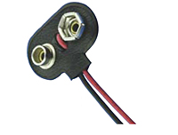 Vinyl Base, 9 Volt (V) Economy T-Style Battery Strap