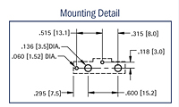 Vertical Slimline 20 Millimeter (mm) Thru-Hole Mount (THM) Coin Cell Holder - 3