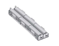 Rugged and Lightweight Aluminum Battery Holder (205)