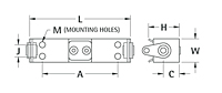 Rugged and Lightweight Aluminum Battery Holder (137-A) - 2