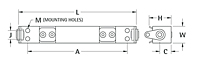 Rugged and Lightweight Aluminum Battery Holder (189) - 2