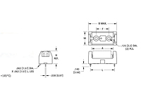 Thru Hole Mount (THM) Low Profile Lithium & Alkaline Cell Holder - 2