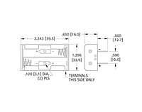 Economical Plastic Battery Holders (2462)