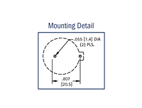Thru Hole Mount 23 Millimeter (mm) Coin Cell Holder - 3