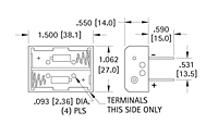 Economical Plastic Battery Holders (2472)