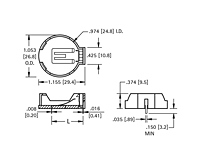 Thru Hole Mount 24 Millimeter (mm) TOP Loading Coin Cell Holder - 2