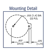 Thru Hole Mount 30 Millimeter (mm) Coin Cell Holder - 3