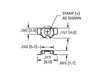 Surface Mount 4.8 Millimeter (mm) Button Cell Retainer - 2