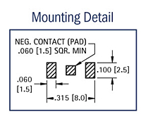 Surface Mount 4.8 Millimeter (mm) Button Cell Retainer - 3
