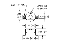 Surface Mount 7.9 Millimeter (mm) Button Cell Retainer - 2