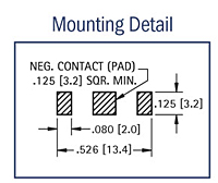 Surface Mount 7.9 Millimeter (mm) Button Cell Retainer - 3