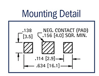 Surface Mount 9 to 10 Millimeter (mm) Button Cell Retainer - 3