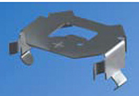 Thru Hole Mount 9 to 10 Millimeter (mm) Button Cell Retainer