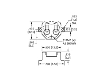 Surface Mount 11.6 Millimeter (mm) Button Cell Retainer - 2