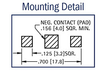Surface Mount 11.6 Millimeter (mm) Button Cell Retainer - 3