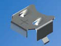 Thru Hole Mount 11.6 Millimeter (mm) Button Cell Retainer