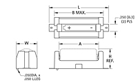 Surface Mount (SMT) Low Profile Lithium & Alkaline Cell Holder - 2