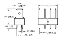 "Sturdi-Mount" PC Low Profile Quick-Fit Header - 2