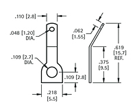 Rivet Mount Quick-Fit Terminals (1269) - 2