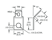 Rivet Mount Quick-Fit Terminals (4005) - 2