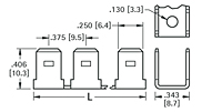 Rivet Mount Quick-Fit Terminals (1005) - 2