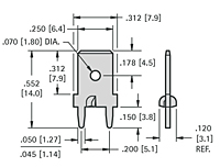 PC Quick-Fit Terminals (1287-ST) - 2