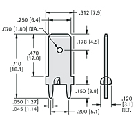 PC Quick-Fit Terminals (1289-ST) - 2