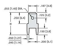 PC Quick-Fit Terminals (1285) - 2