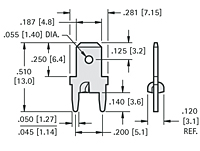 PC Quick-Fit Terminals (1285-ST) - 2