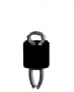 Miniature Style Test Point Terminal - Black