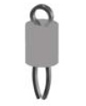 Miniature Style Test Point Terminal - Gray